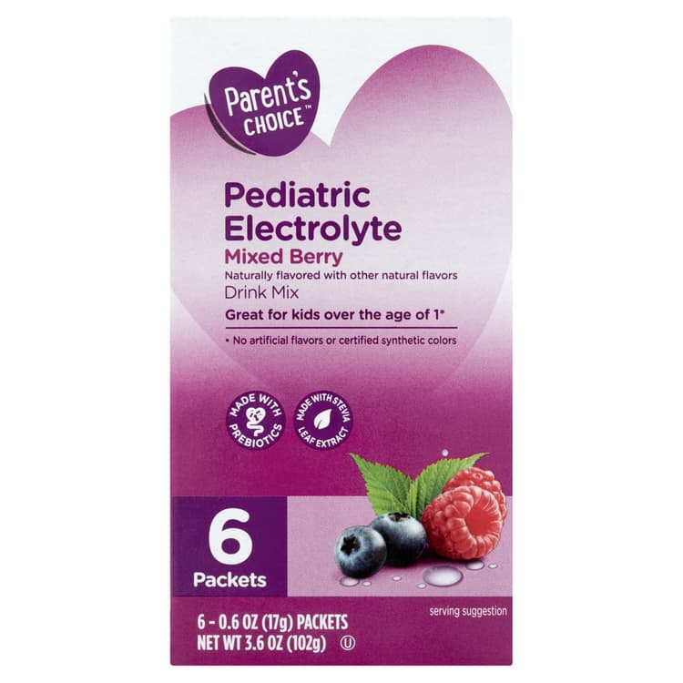 Parent'S Choice Pediatric Electrolyte Drink Mix, Mixed Berry