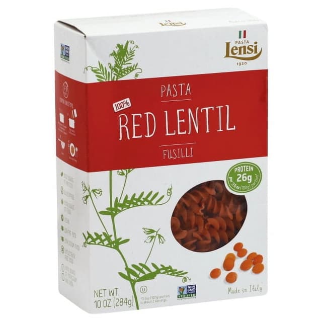 Is it Dairy Free? Pasta Lensi Red Lentil Fusilli