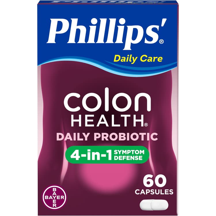 Phillips Colon Health Daily Unisex Probiotic Supplement Caps