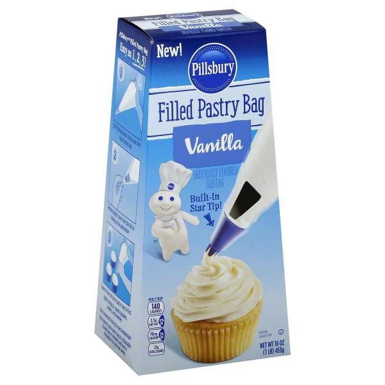 Pillsbury Pastry Bag Frosting Vanill