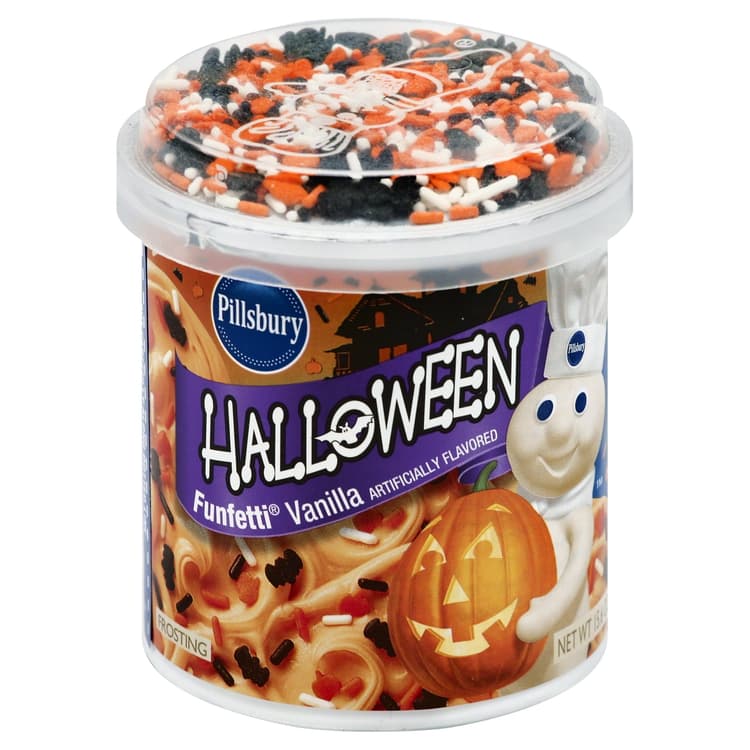 Pillsbury Halloween Funfettti Frosting Vanilla
