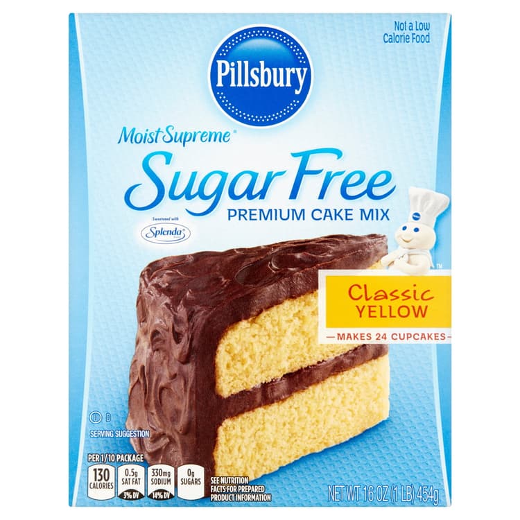 Pillsbury Moist Supreme Cake Mix Classic Yellow Zero Sugar