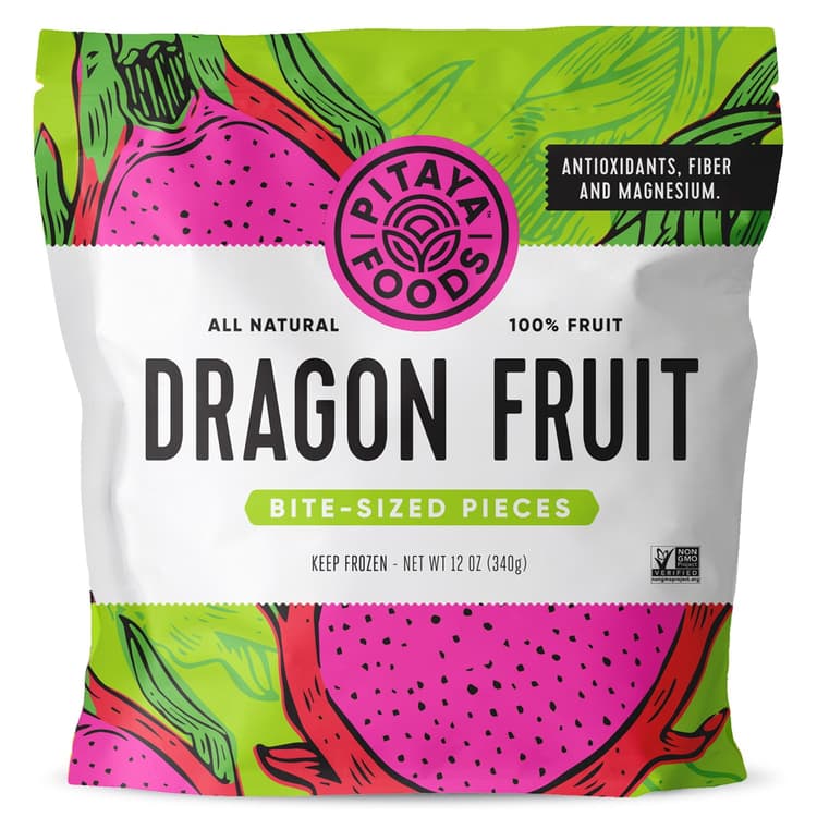 Pitaya Foods Dragon Fruit Bite Sized Pieces For Smoothies