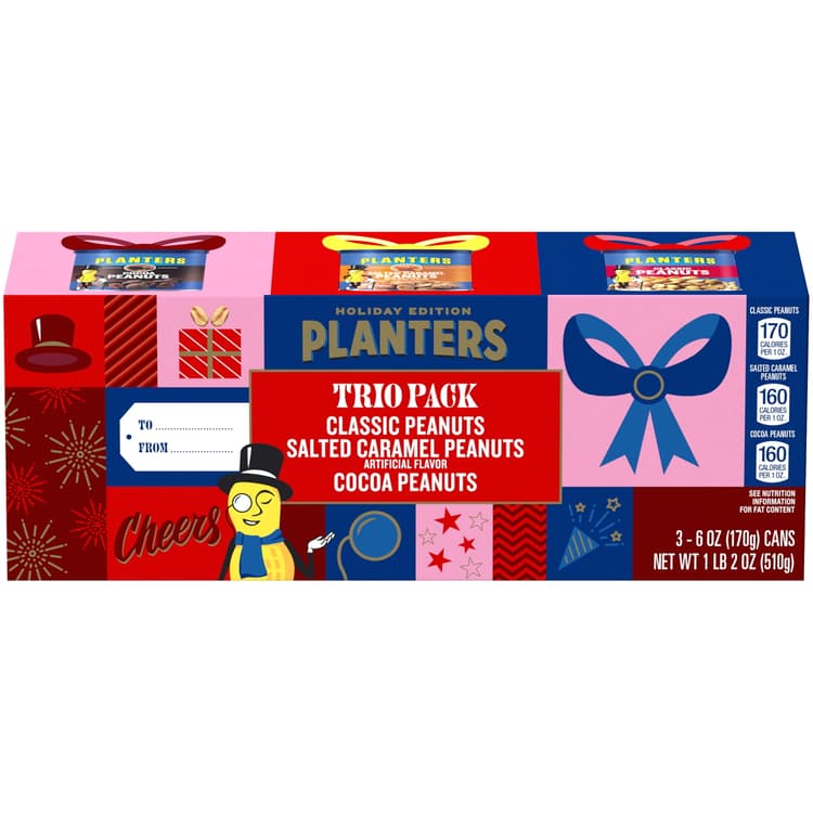 Planters Holiday Edition Peanuts Trio