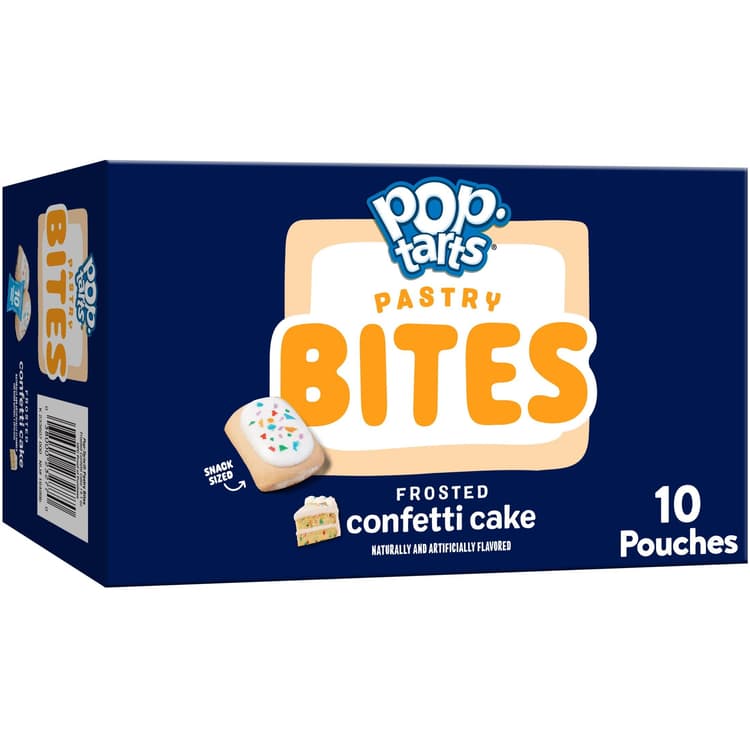 Pop-Tarts Bites Frosted Confetti Cake Pastries