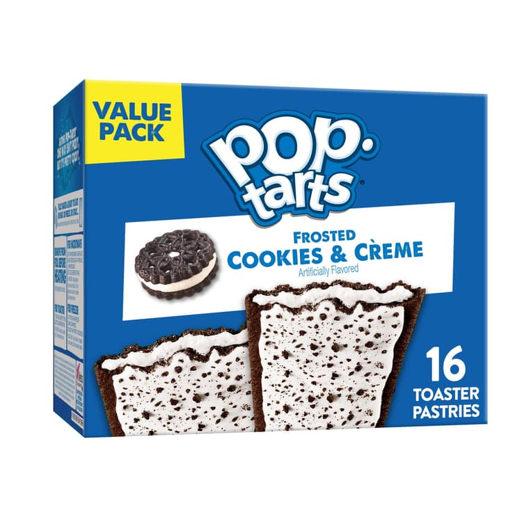 Pop-Tarts Frosted Cookies And Creme Instant Breakfast Toaster Pastries, Shelf-Stable, Ready-To-Eat