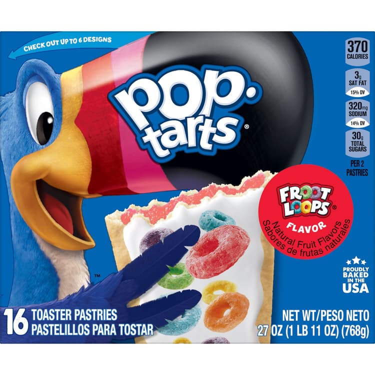 Pop-Tarts Toaster Pastries, Breakfast Foods, Frosted Froot Loops