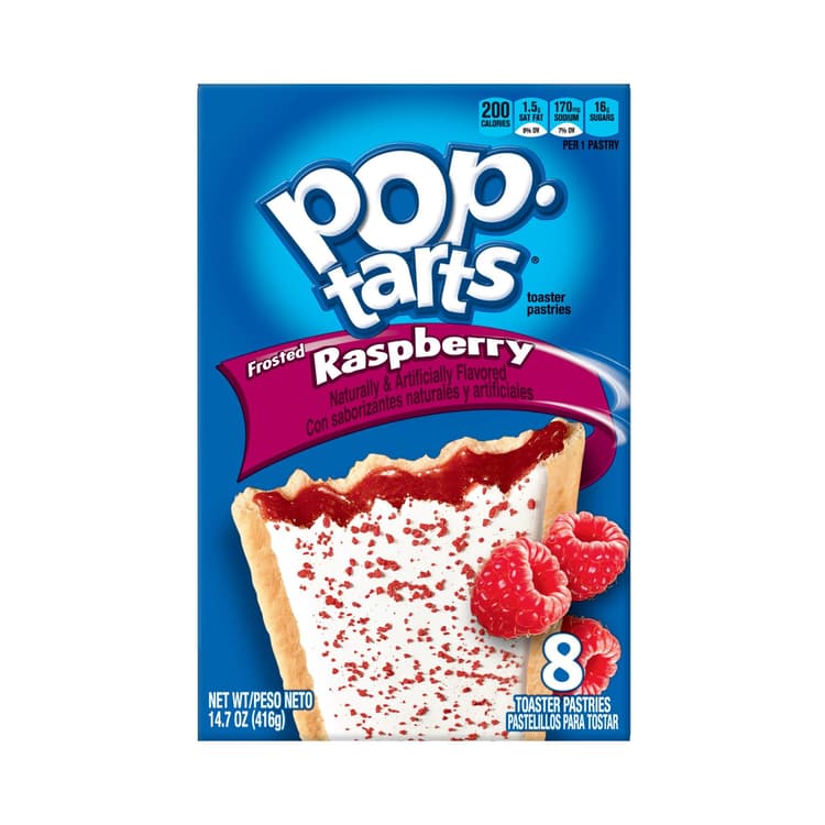 Pop Tarts Frosted Raspberry Toaster Pastries