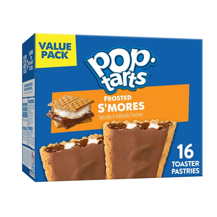 Pop-Tarts Frosted S'Mores Instant Breakfast Toaster Pastries, Shelf-Stable, Ready-To-Eat