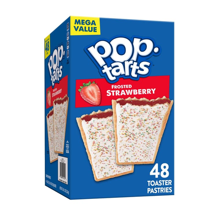 Pop-Tarts Frosted Strawberry Instant Breakfast Toaster Pastries, Shelf-Stable, Ready-To-Eat