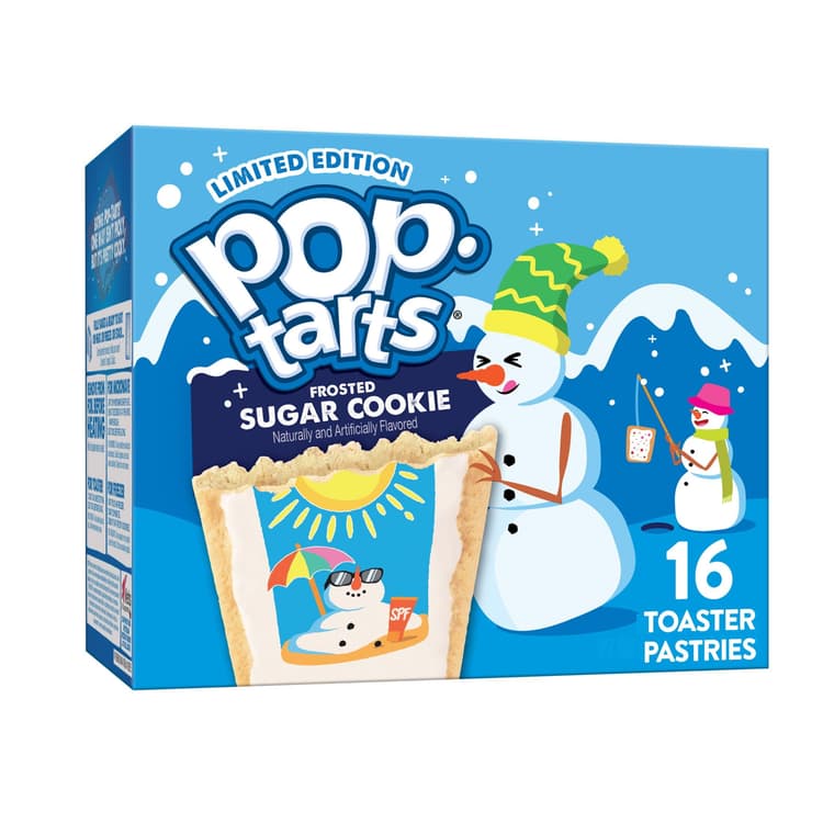 Pop-Tarts Frosted Sugar Cookie Instant Breakfast Toaster Pastries, Shelf-Stable, Ready-To-Eat
