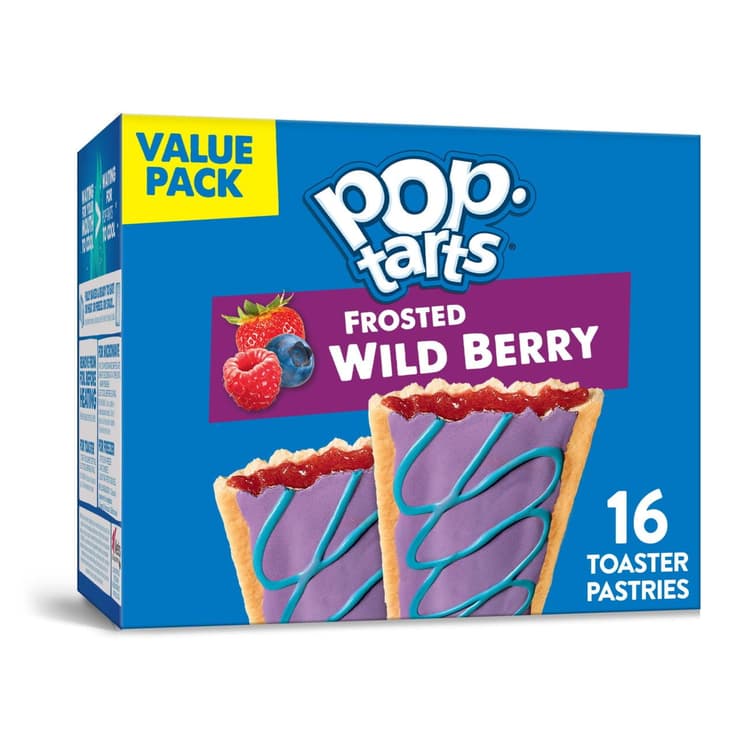 Pop-Tarts Frosted Wild Berry Instant Breakfast Toaster Pastries, Shelf-Stable, Ready-To-Eat