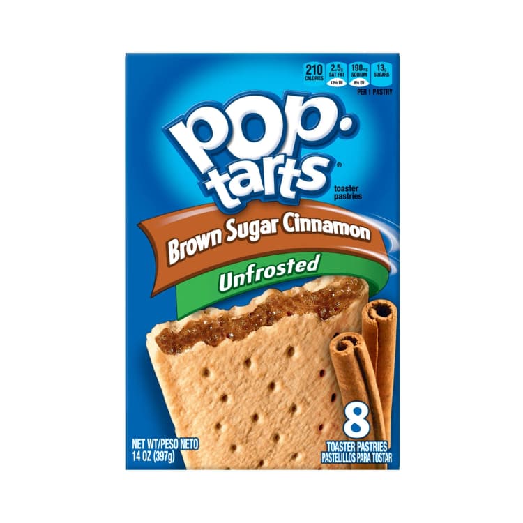 Pop Tarts, Toaster Pastries, Unfrosted, Brown Sugar Cinnamon