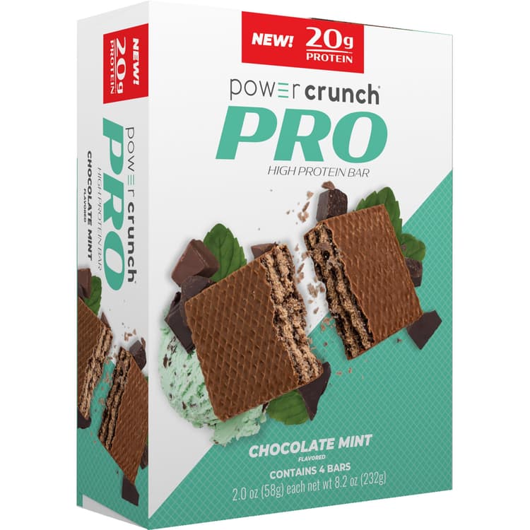 Power Crunch Pro Chocolate Mint High Protein Bars