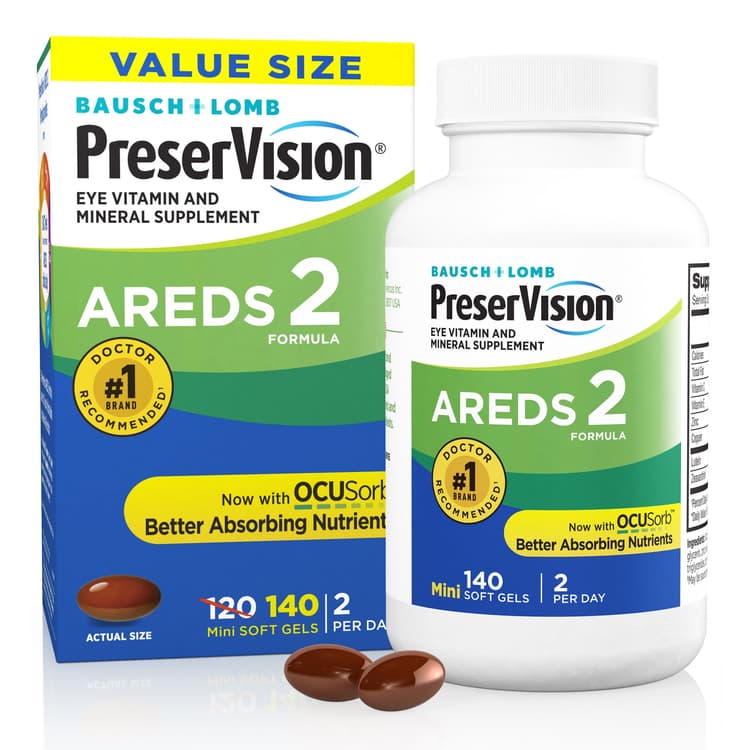 Preservision Areds 2 Formula + Multivitamin, 140 Soft Gels (Minigels