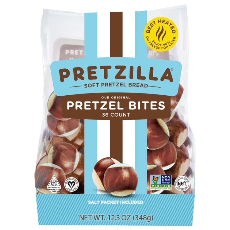 Pretzilla Soft Pretzel Bites, Non-Gmo, Kosher
