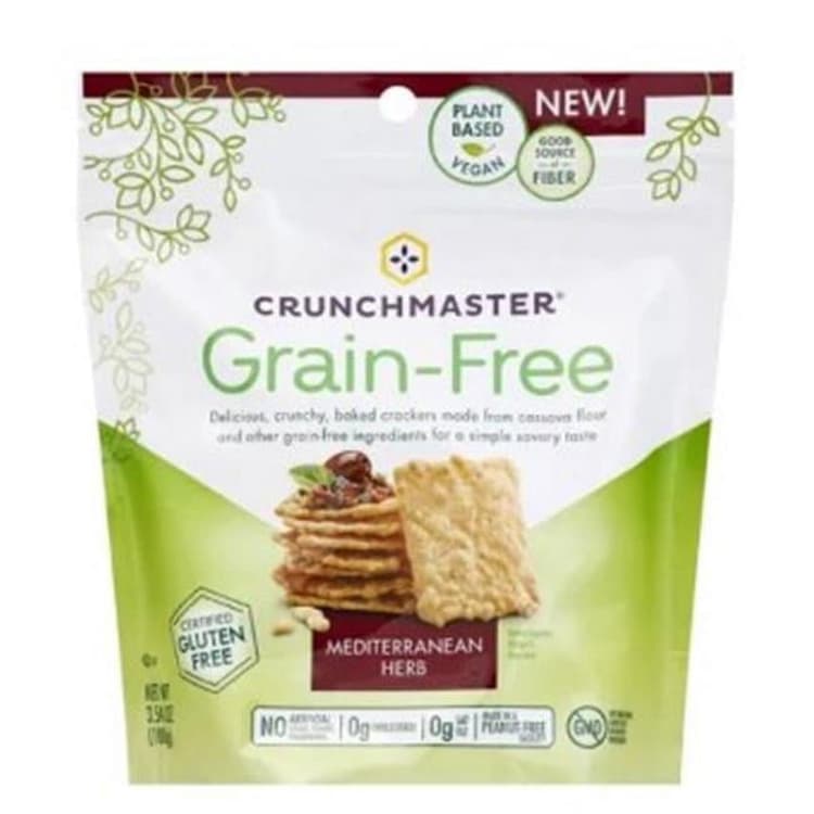 Crunchmaster Crackers Grain Free Mediterranean Herb