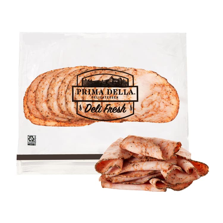Prima Della Cracked Pepper Turkey Breast, Pre-Sliced