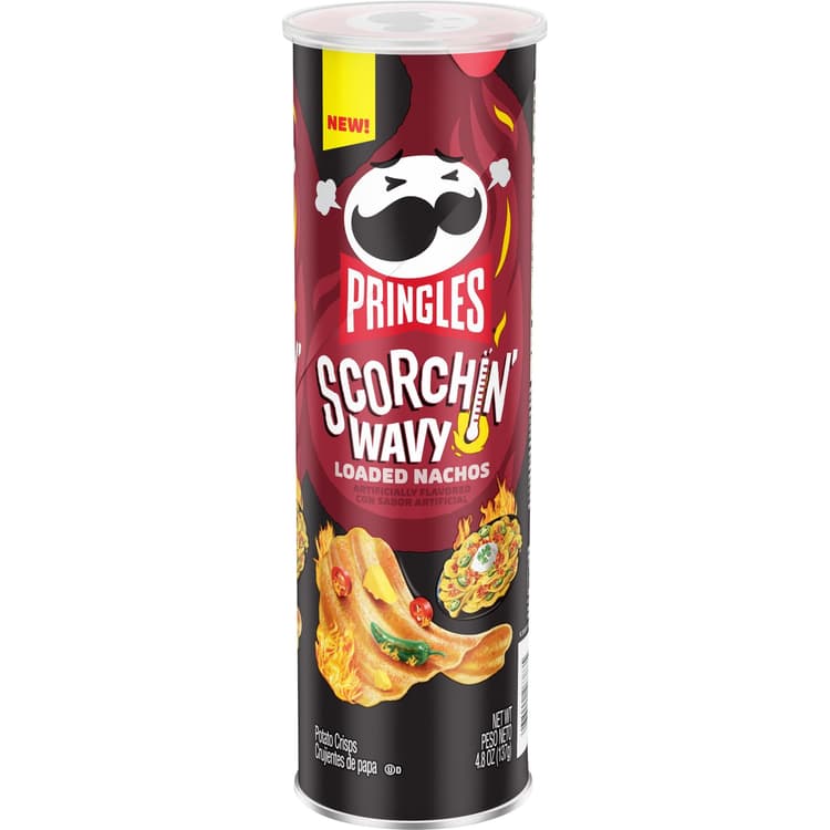 Pringles Scorchin' Wavy Loaded Nachos