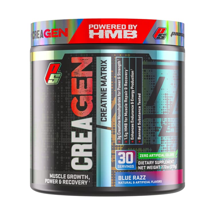 Prosupps Creagen Creatine Monohydrate Powder With Hmb For Muscle Growth And Recovery - Creatine Matrix Workout Powder For Increased Energy, Strength And Power (, Blue Razz Popsicle