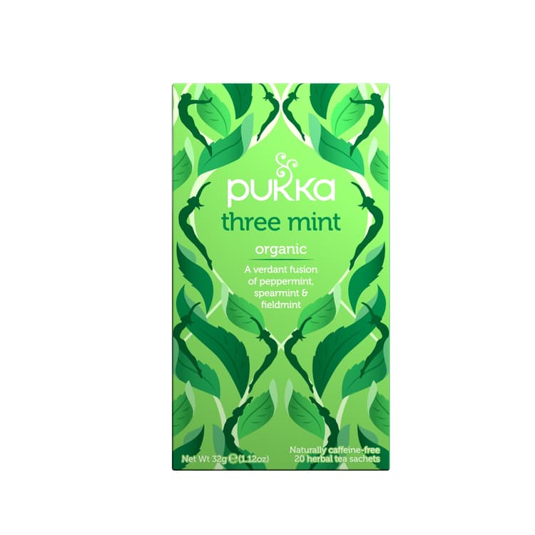 Pukka Herbal Teas Organic Three Mint Tea - 6/20 Bags