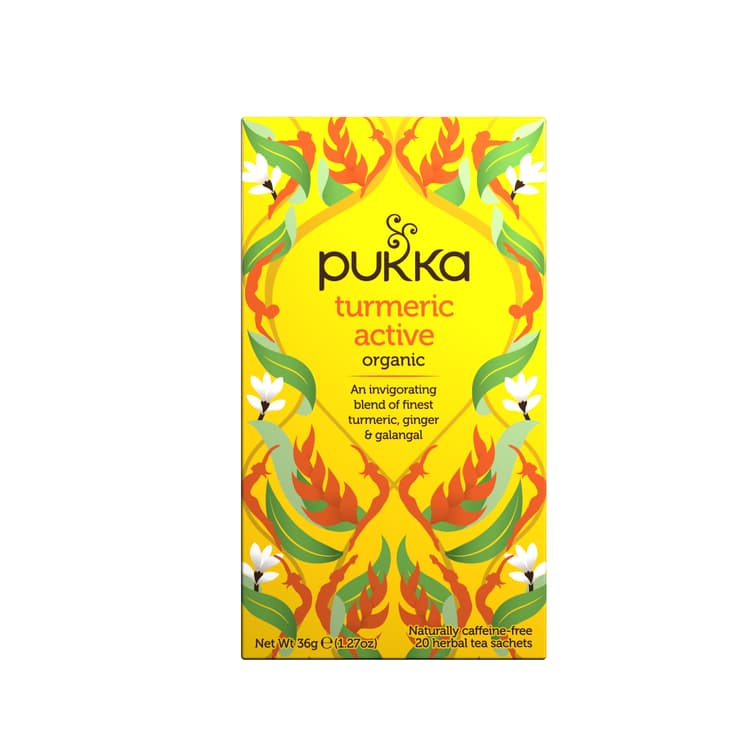 Pukka Herbal Tea, Organic, Turmeric Active, Sachets