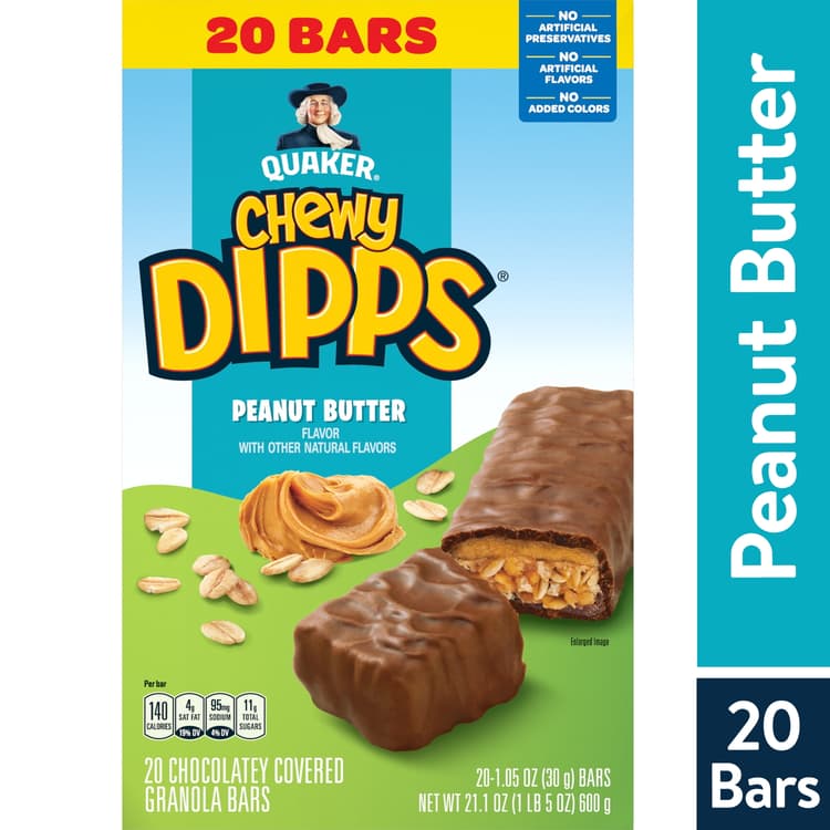 Quaker Chewy Dipps Peanut Butter Granola Bars