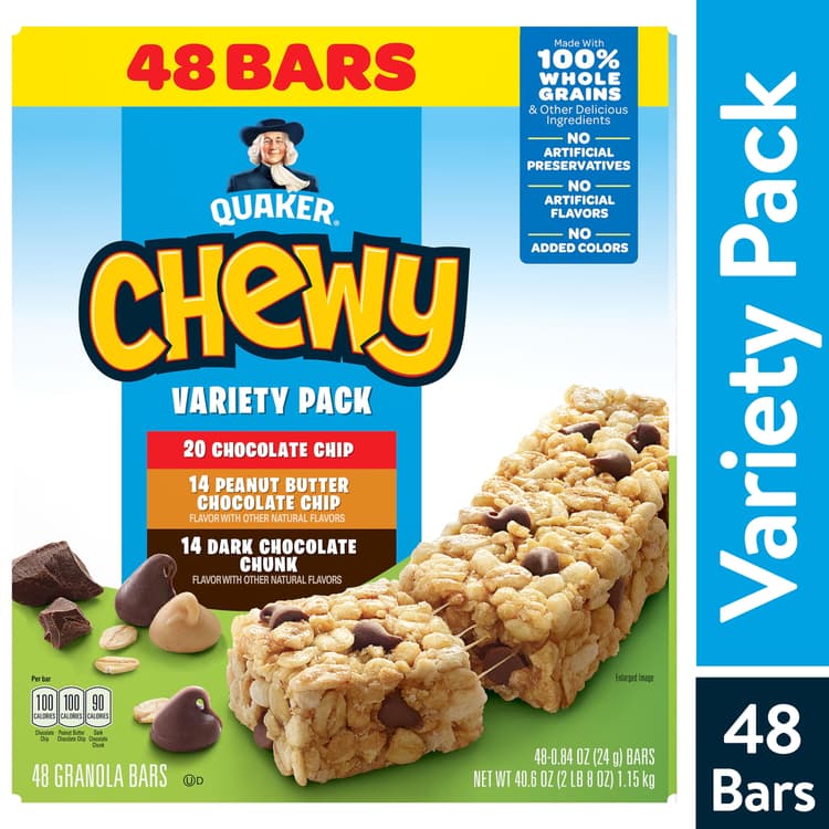 Quaker, Chewy - Variety Granola Cereal Or Fruit Bars