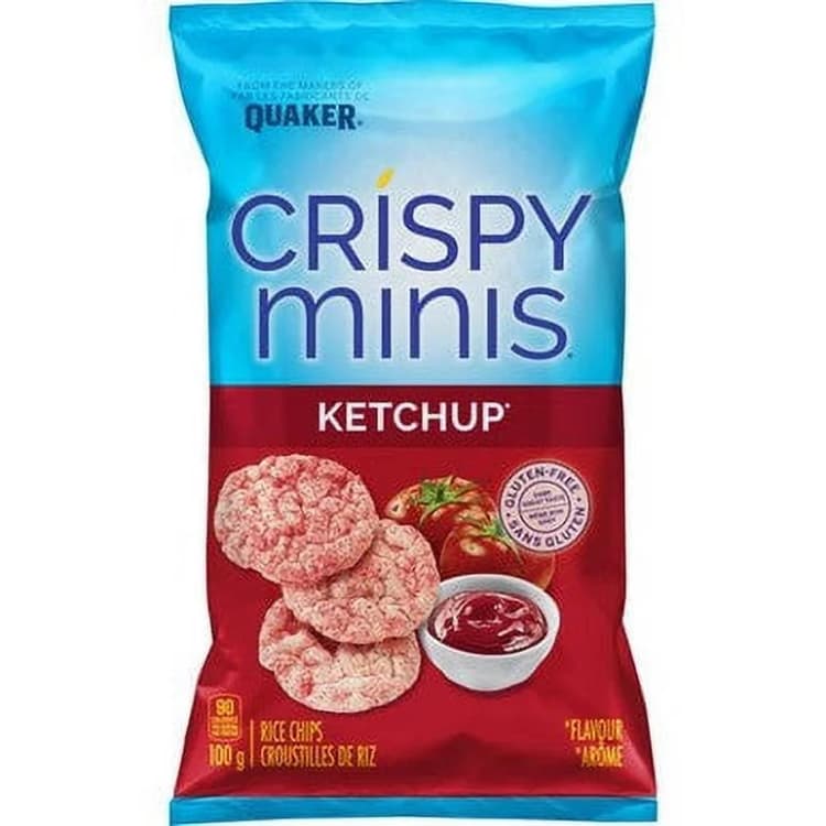 Quaker Crispy Minis Ketchup Flavour Rice Chips