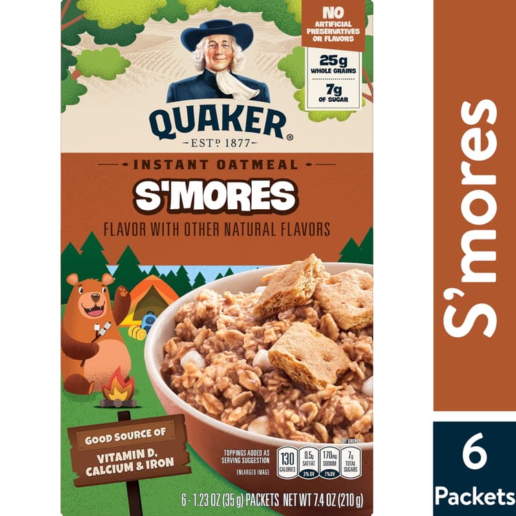 Quaker Instant Oatmeal S'mores