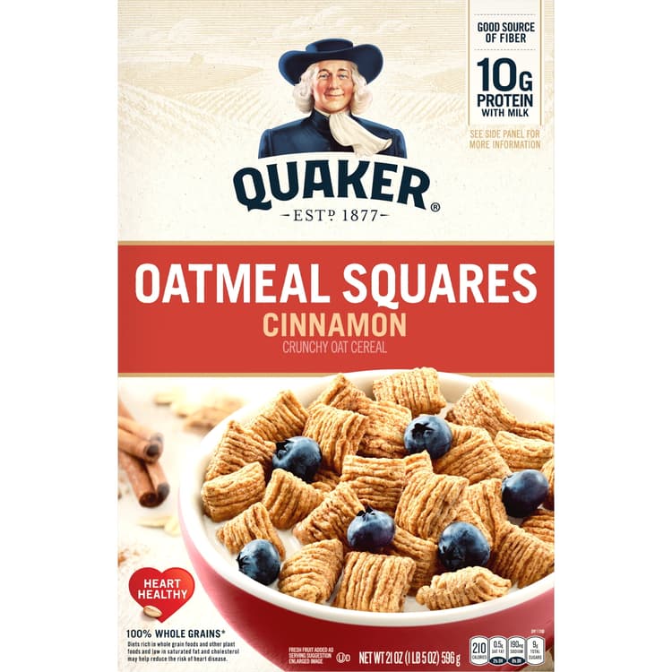 Quaker Oatmeal Squares Cinnamon