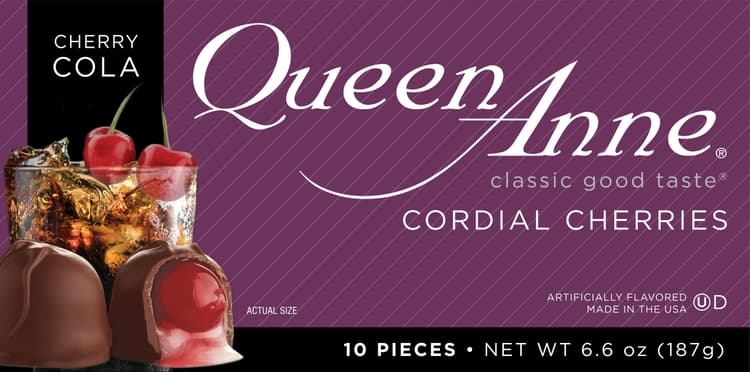 Worlds Finest Chocolate Queen Anne Cherry Cola Cordial Cherries