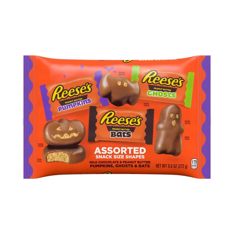 Reese'S Milk Chocolate Peanut Butter Assorted Halloween Shapes
