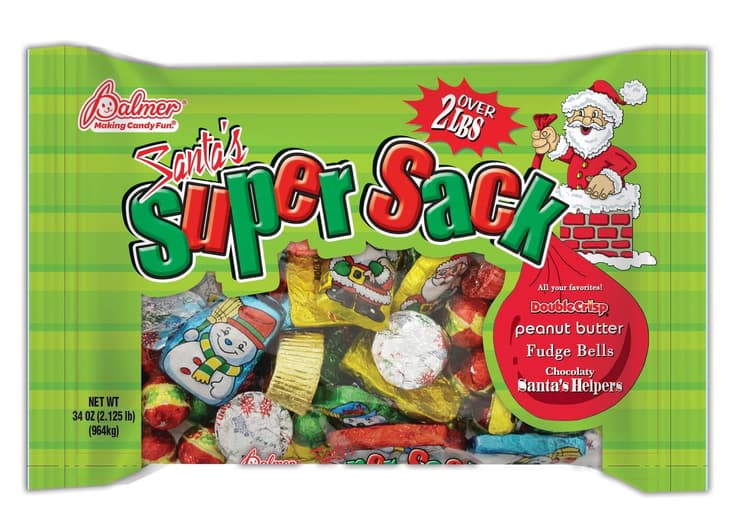 Rm Palmer Santa'S Super Sack Assorted Chocolates, Assorted Bag