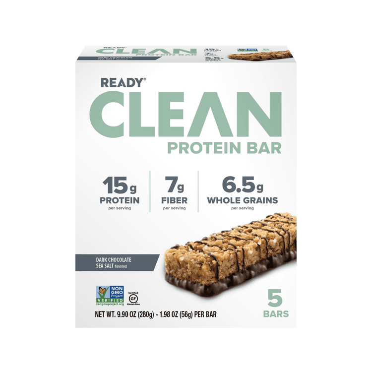 Ready Nutrition Dark Chocolate Sea Salt Clean Protein Bar