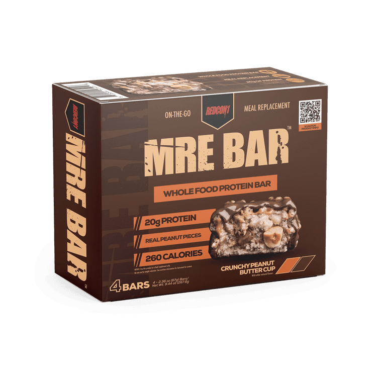 Redcon1 Mre Bar, Crunchy Peanut Butter, Protein