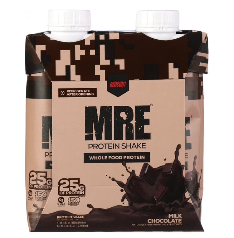 Redcon1 Mre Whole Food Protein Shake Milk Chocolate Flavored