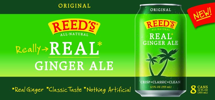 Reed'S Real Ginger Ale Soda Pop
