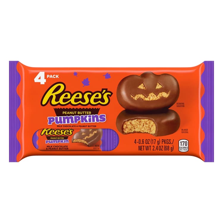 Reese'S Halloween Milk Chocolate Peanut Butter Pumpkin