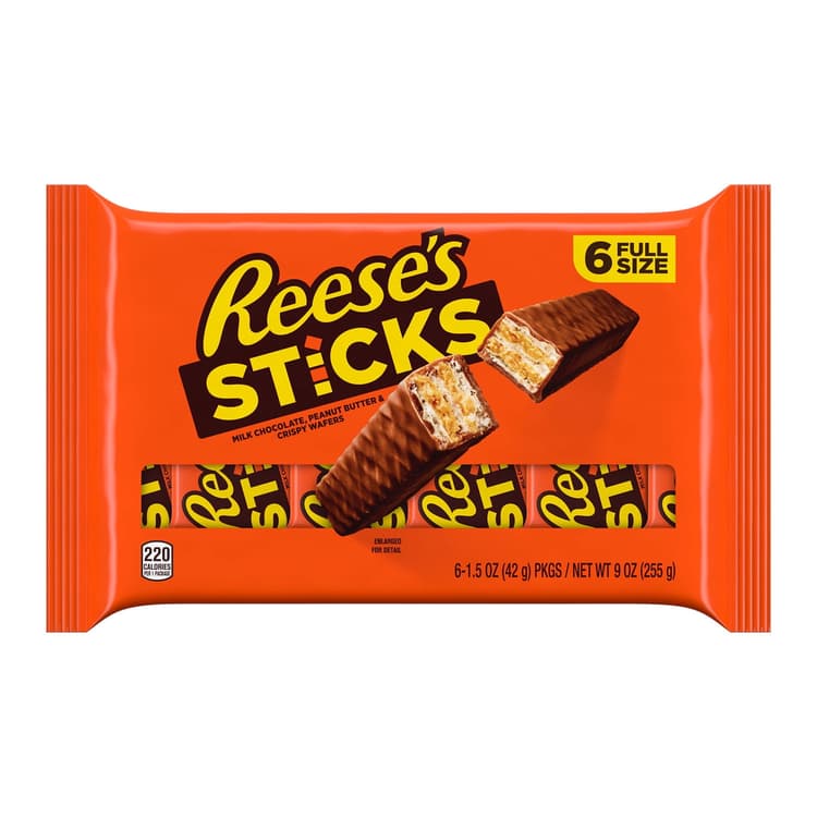 Reese'S Sticks Milk Chocolate Peanut Butter Wafer Candy