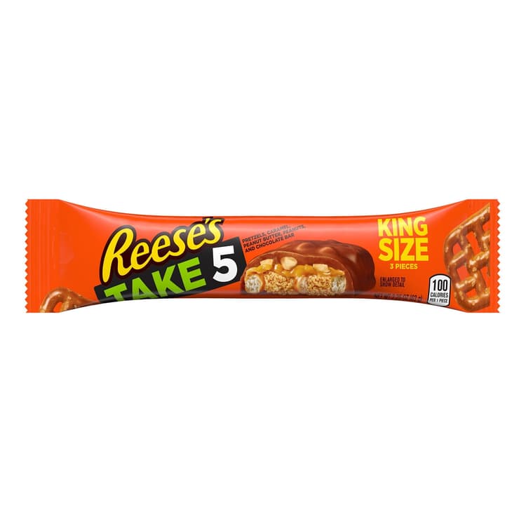 Take 5 Candy Bars, Individually Wrapped, King Size