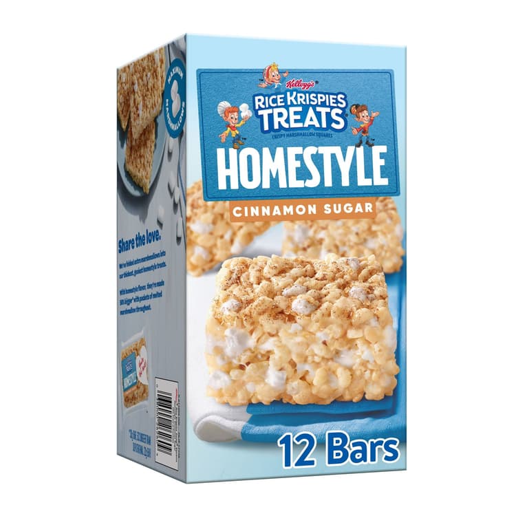 Kellogg'S Rice Krispies Treats Homestyle Cinnamon Sugar