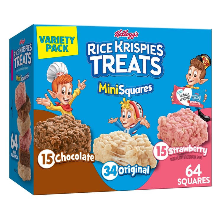 Rice Krispies Treats, Crispy Marshmallow Squares, Mini, Variety