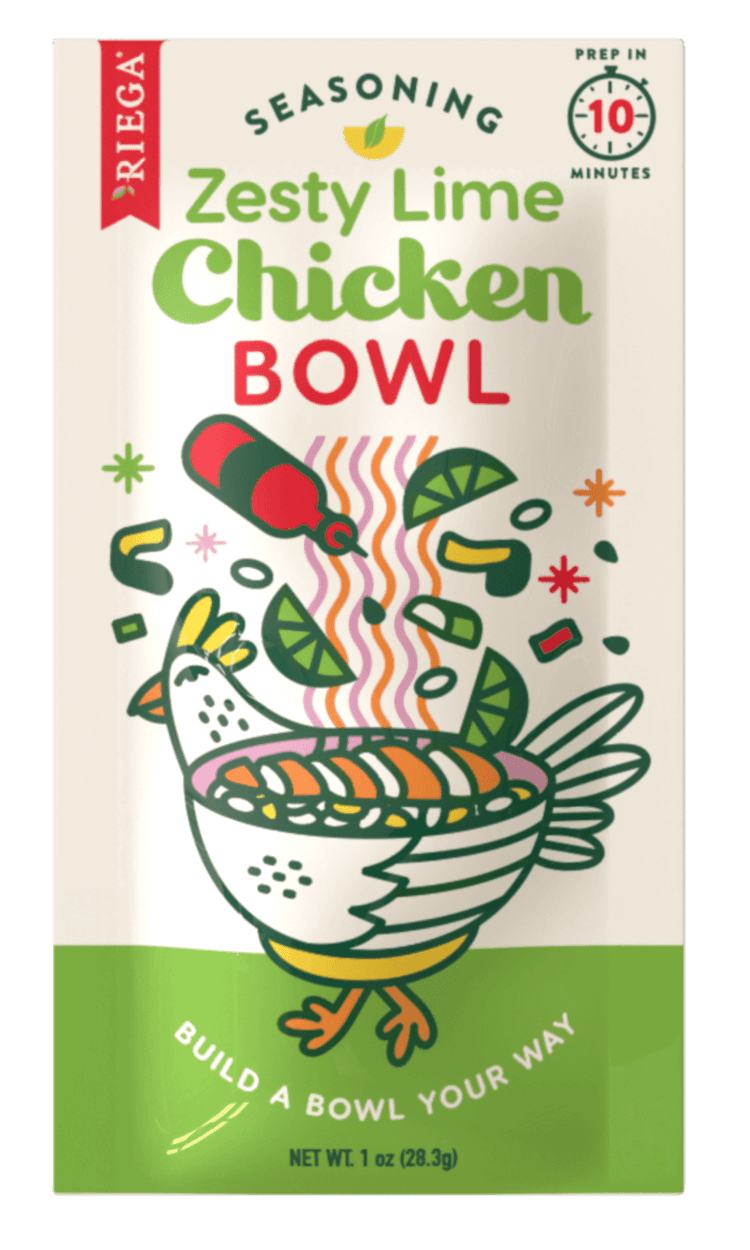 Riega Gluten-Free Zesty Lime Chicken Bowl Seasoning Mix