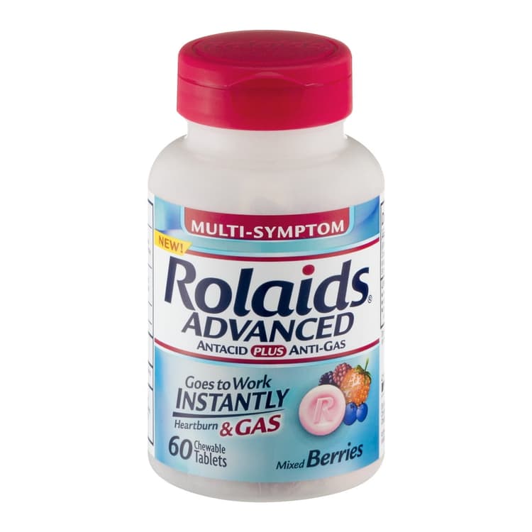 Rolaids Advanced Tablets, Mixed Berries