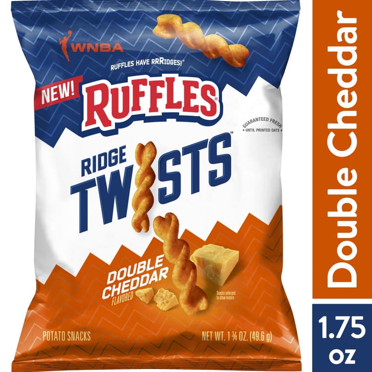 Ruffles Ridge Twists Double Cheddar Chips