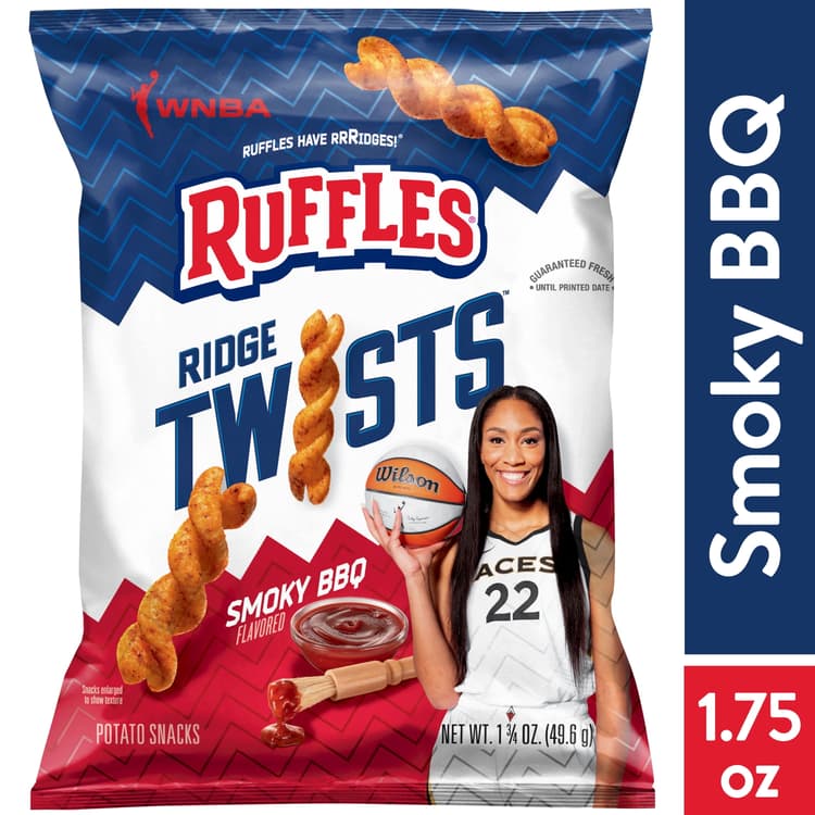 Ruffles Ridge Twists Smoky Bbq Potato Chips