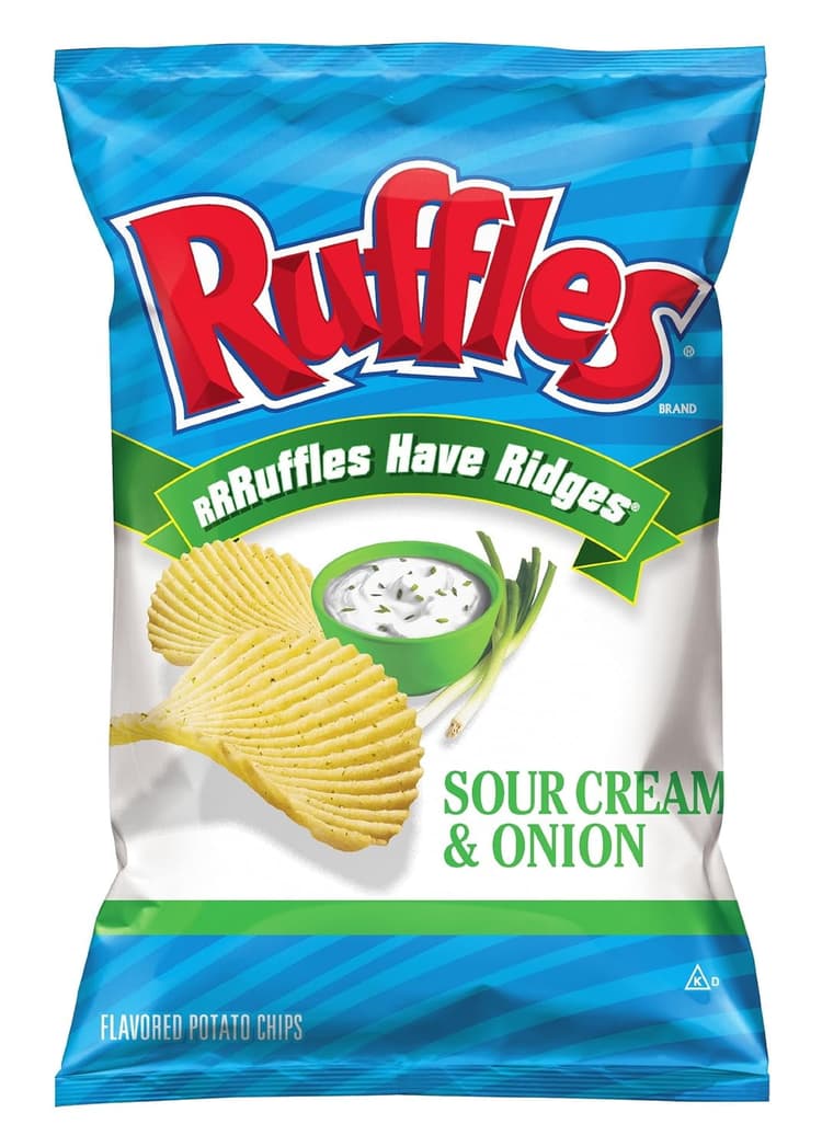 Ruffles Sour Cream & Onion Potato Chips