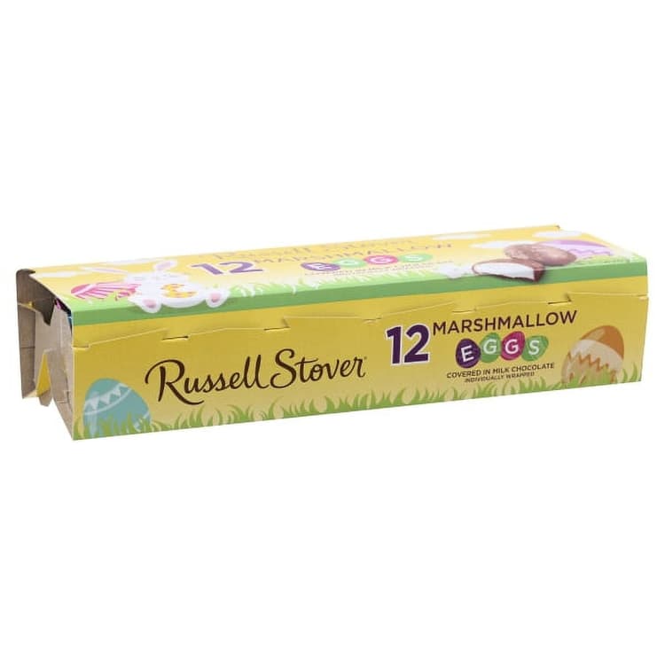 Russell Stover Marshmallow, Covered In Milk Chocolate, Eggs