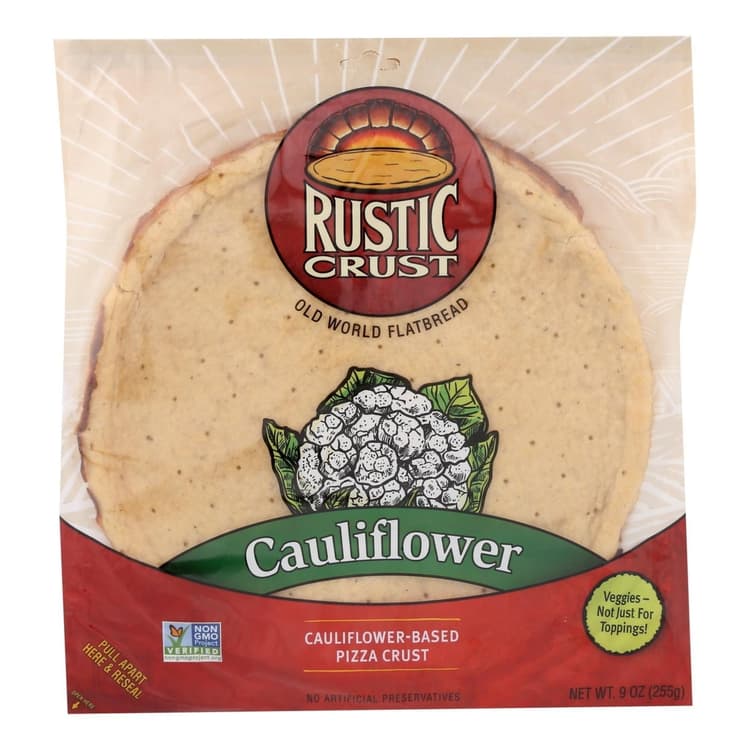 Rustic Crust - Pizza Crust Cauliflower - Single Crust